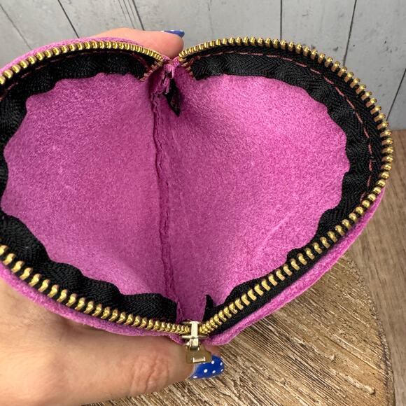 Portland Leather Gordita ULTRAVIOLET Gordita Round Wallet Keychain Charm NEW - Picture 5 of 5